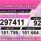 เช็คหวย 1 กุมภาพันธ์ 2566